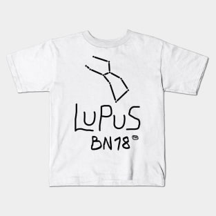 Lupus Constellation by BN18 Kids T-Shirt